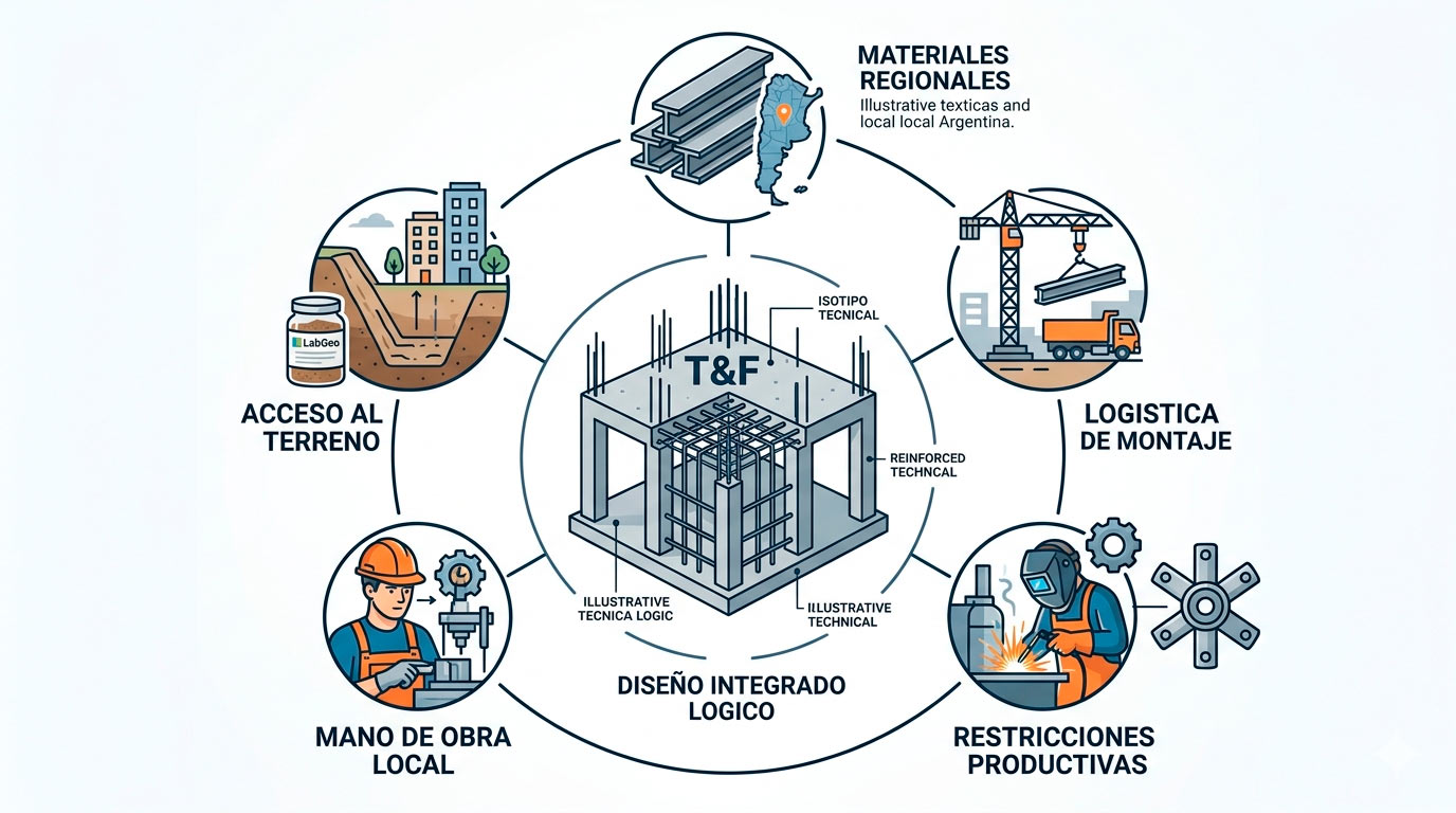 Diagrama de Constructibilidad en Diseño Integrado T&F Studio